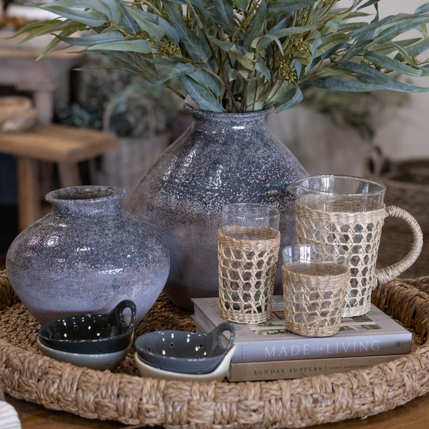 Round Braided Tray