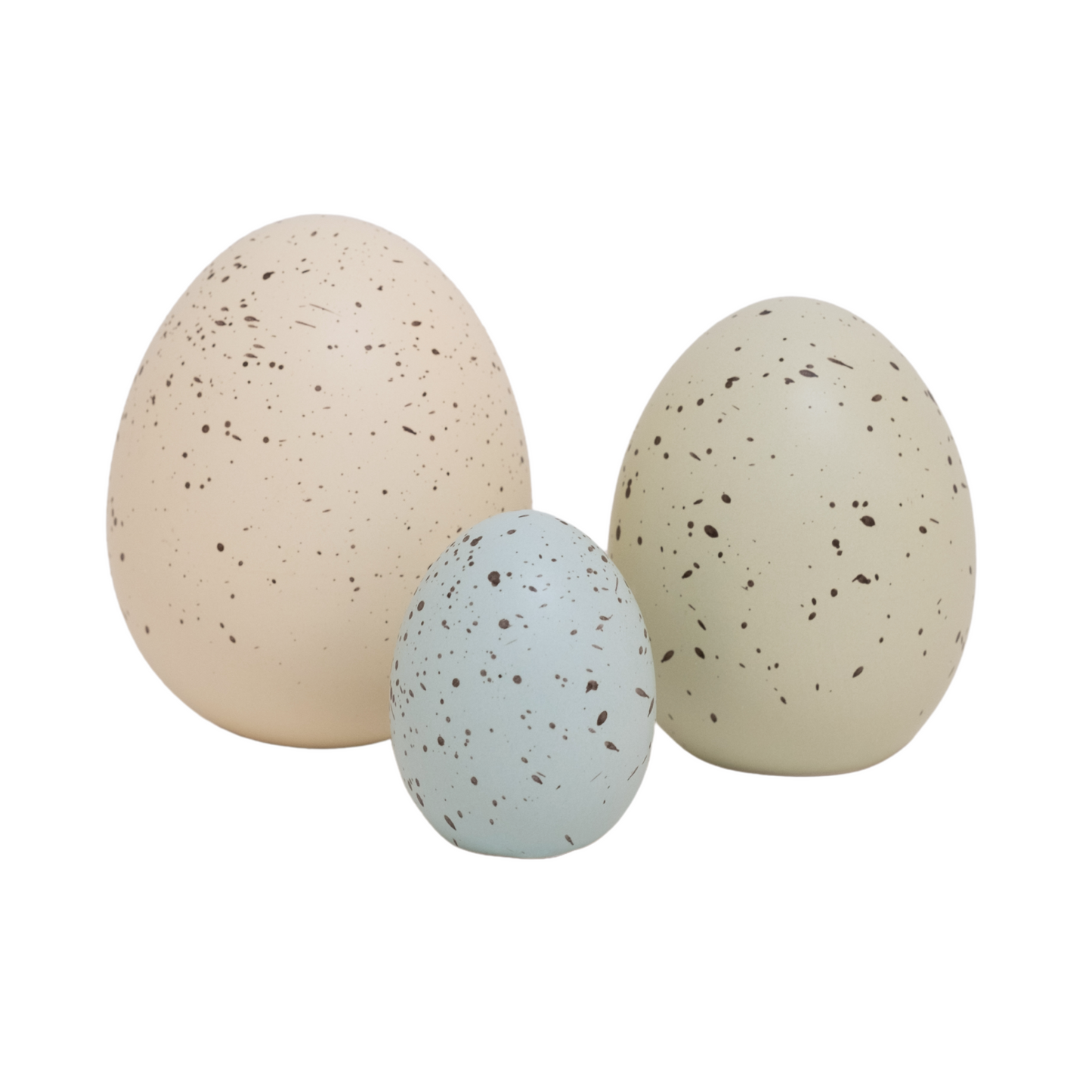 Speckled Ceramic Egg Set