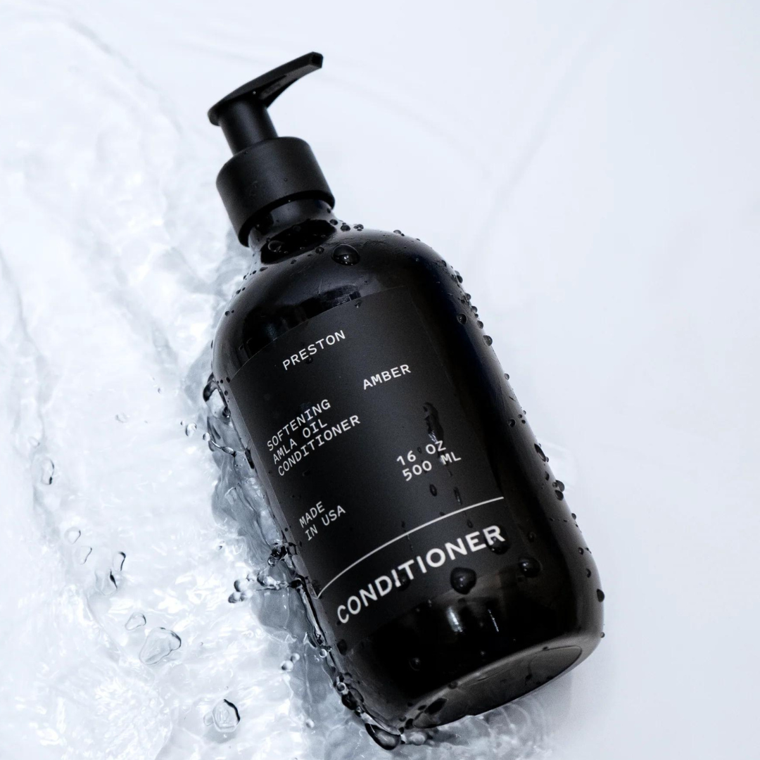 Preston Grooming Vegan, Cruelty-Free, Non-Toxic, Sulfate-Free, Paraben-Free Amla Oil Conditioner in Amber Fragrance