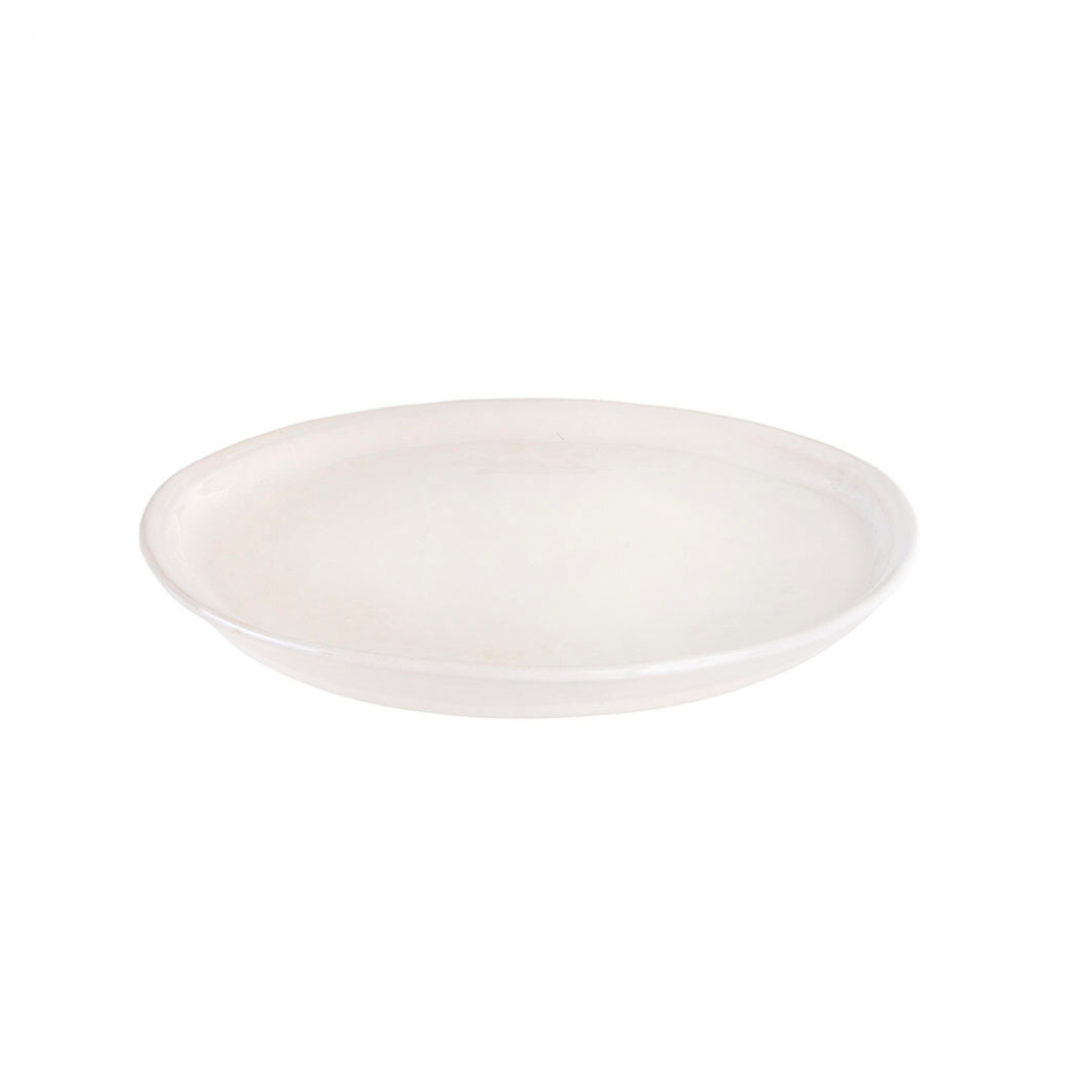 Avignon White Modern Ceramic Dinnerware Set - Salad Plate