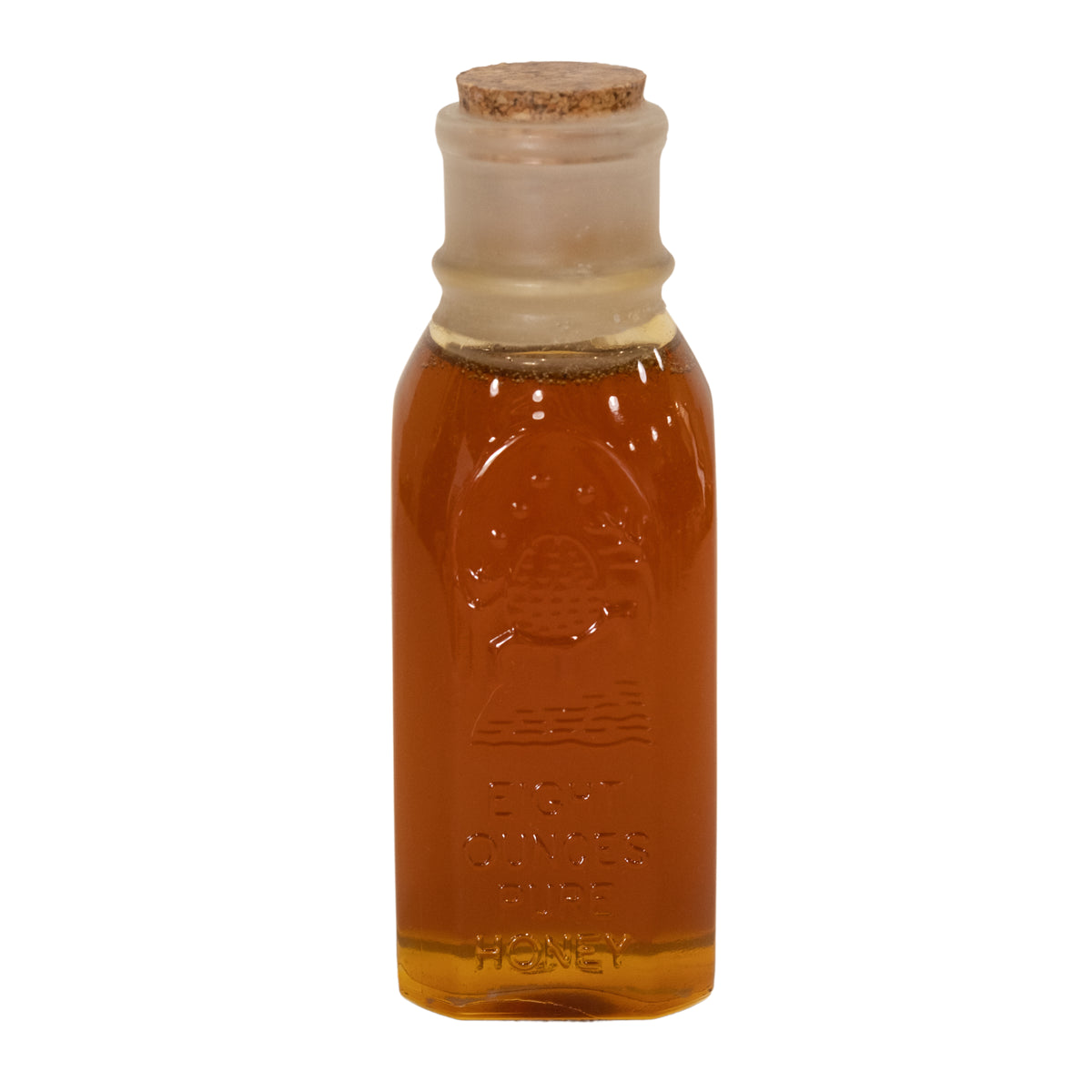 8oz Bruce's Bees Southeast Alabama Local Honey in Giftable Classic Glass Muth Jar without Tag
