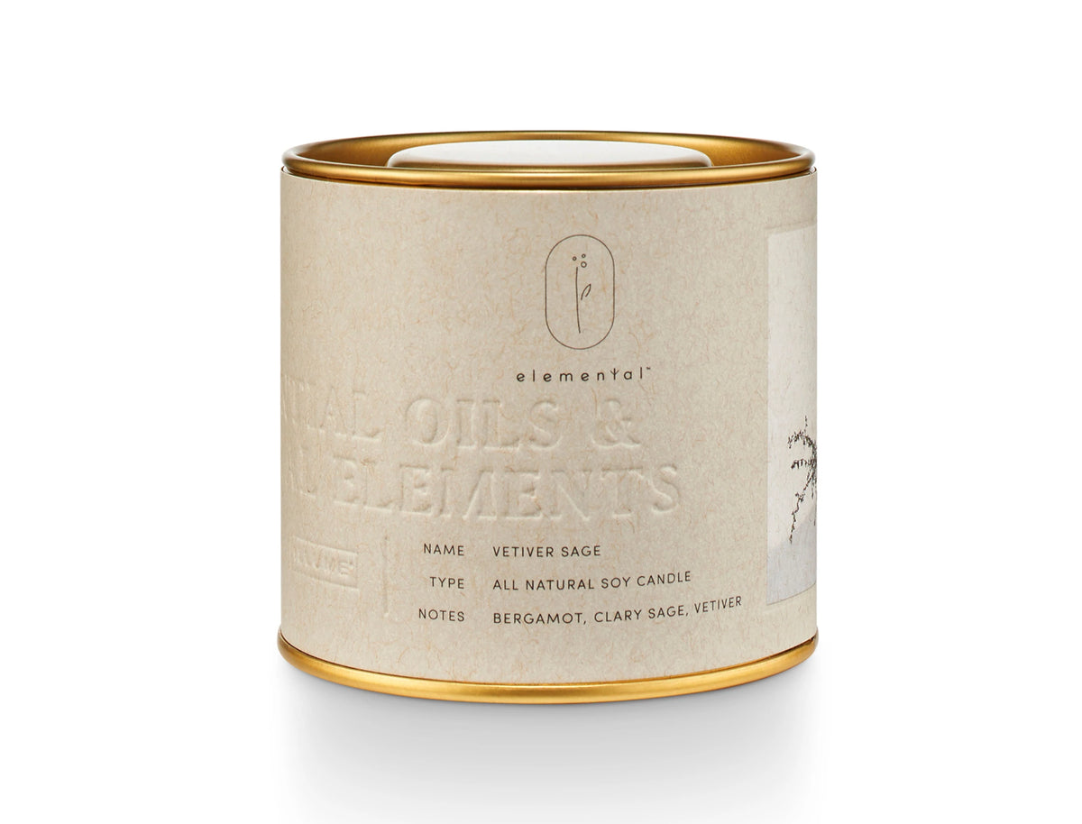 Elemental | Natural Tin Candle
