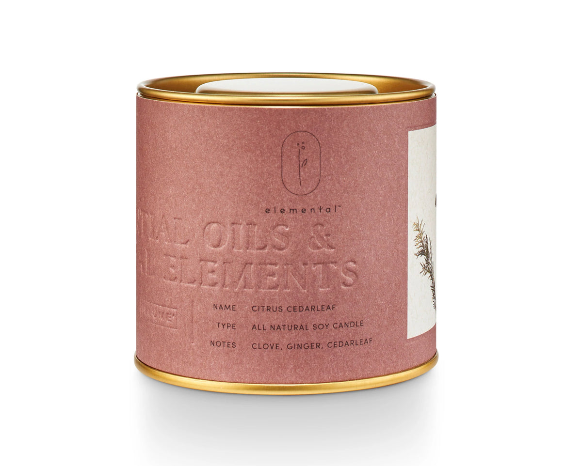 Elemental | Natural Tin Candle