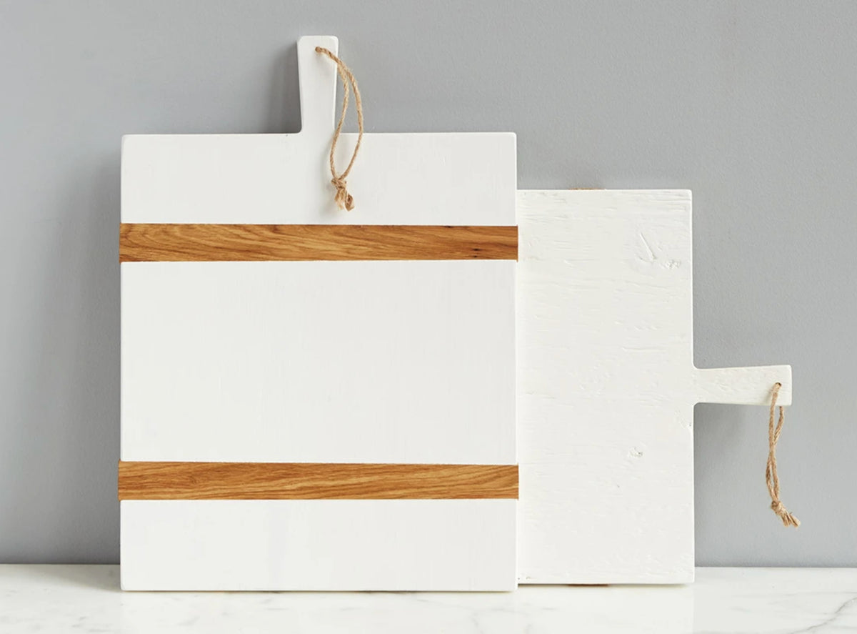 White Rectangle Mod Charcuterie Board