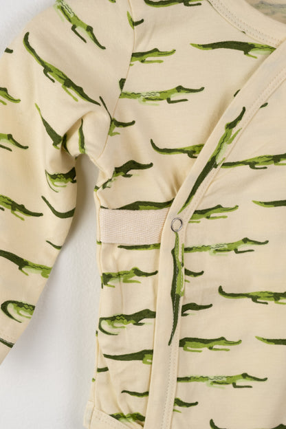 Alligator, Soft Cotton Kimono Bodysuit