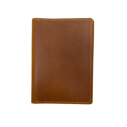 Asher Genuine Leather Cognac Brown Passport Holder