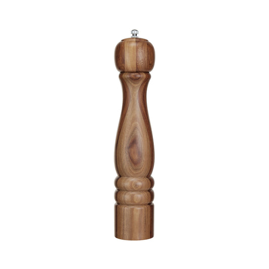 Large Solid Durable Acacia Wood Pepper Mill or Salt Grinder