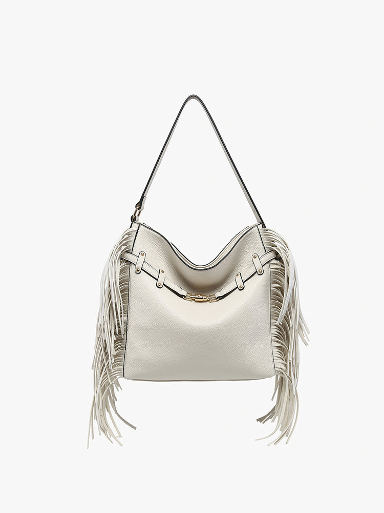 Cady Vegan Fringe Satchel