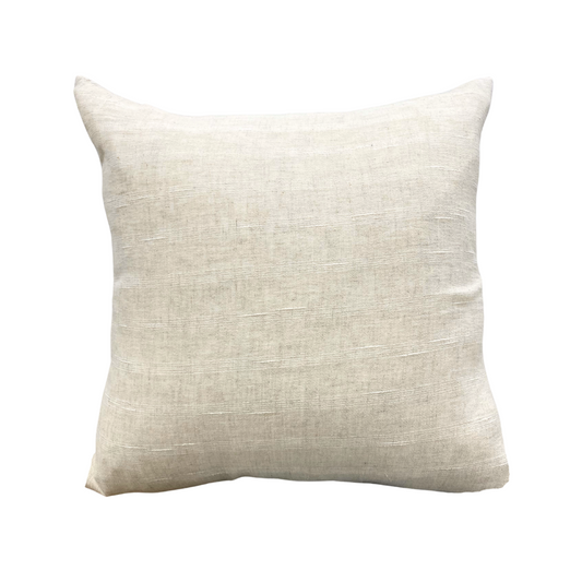 Ronan 20x20 Handwoven Beige Pillow with Down Blend Insert