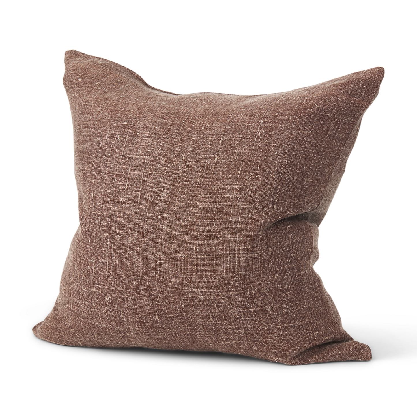 Whitley Brown Linen Pillow Cover