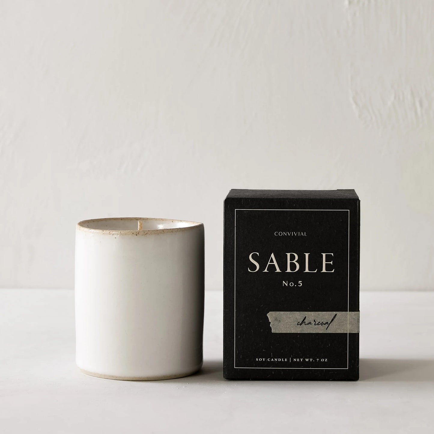 Sable No. 5 Charcoal Scented Soy Candle