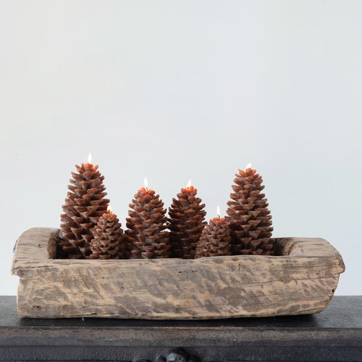 Pinecone Candle