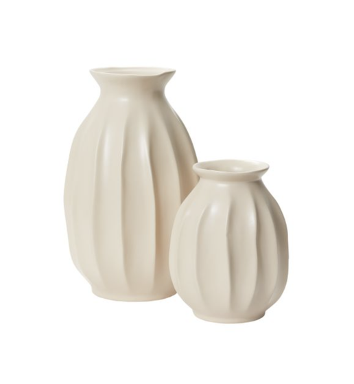 Modern Whimsical Cream Colored Ellie Vase