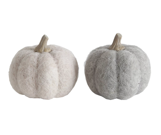 Small Wool Felt Pumpkin