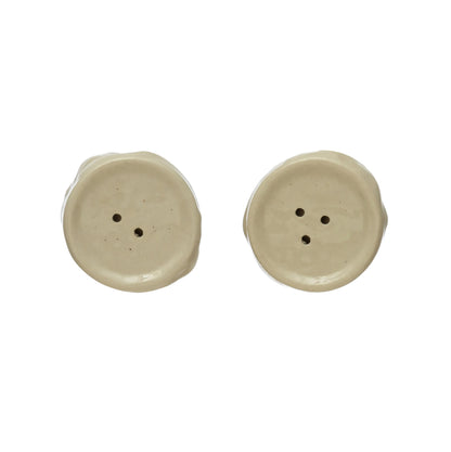 Perri Stoneware Salt & Pepper Shakers