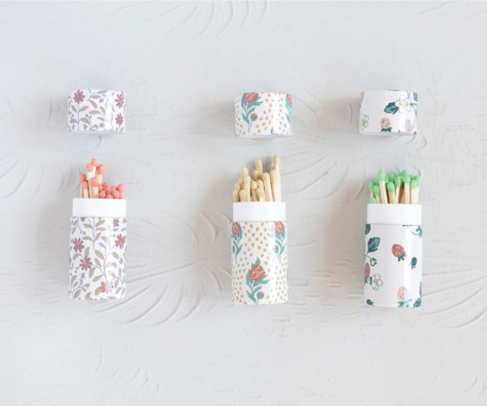 Safety Matches, Floral Print